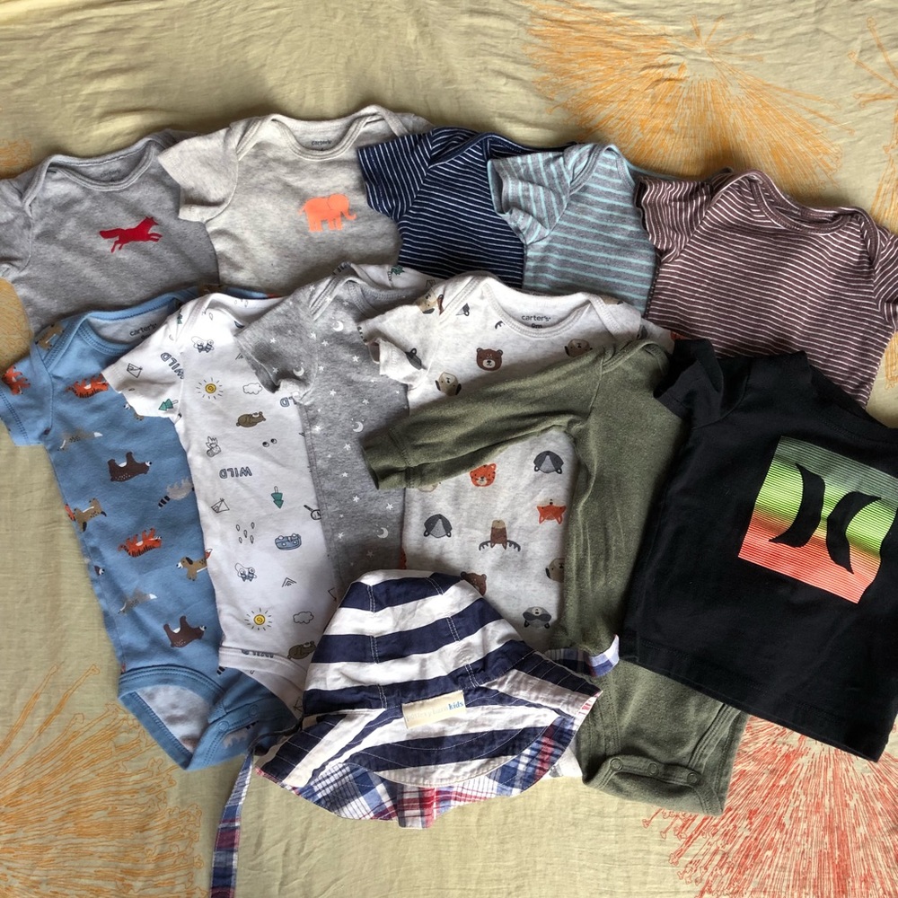 12 Piece Stylish Baby Boy Bundle Size 6-9 Months